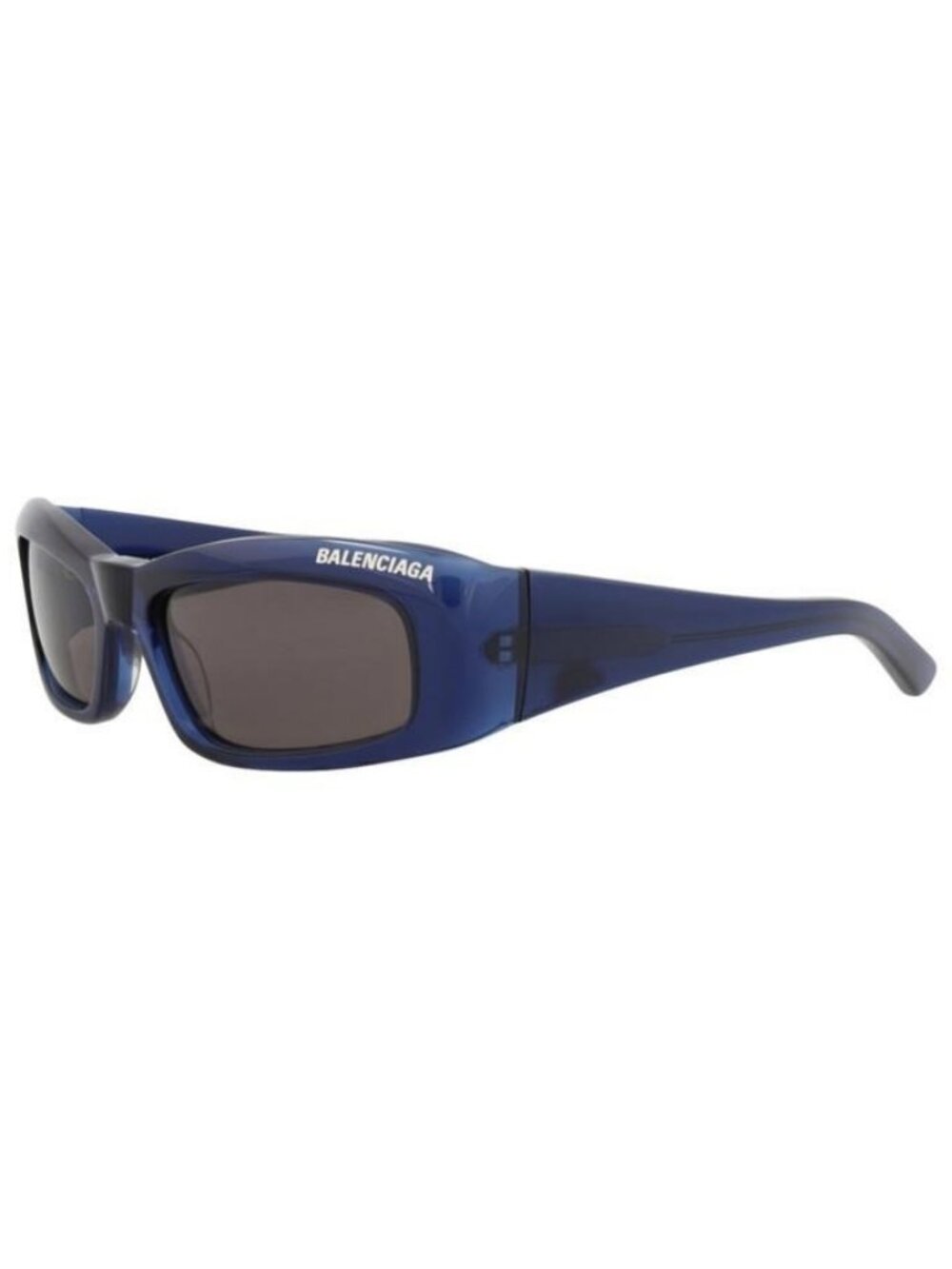 New Balenciaga Unisex Square/Rectangle Blue Blue Grey Fashion Designer Sunglasse